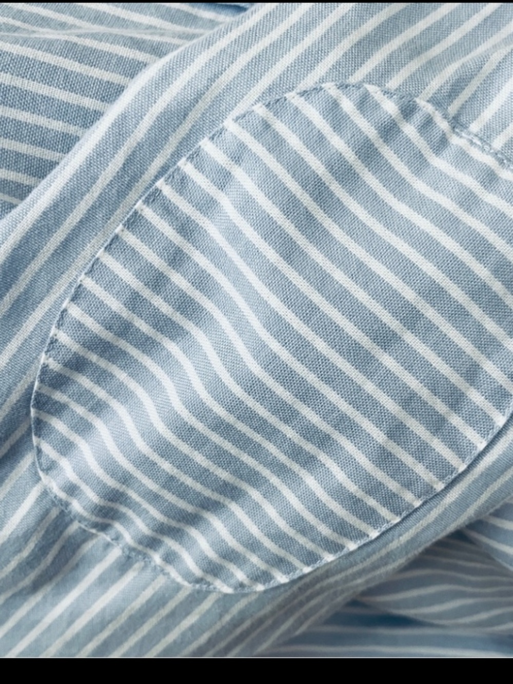 TOMMY HILFIGER Long Sleeve Blue White Stripe Classic Button Down Shirt Women XL - Picture 13 of 13